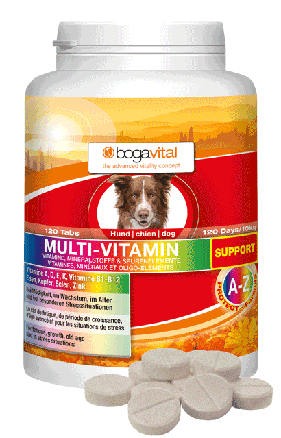 bogavital Multi Vitamin Support | - Unik kvalitet og service dig din hund