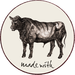 Essential Scottish aberdeen angus beef logo