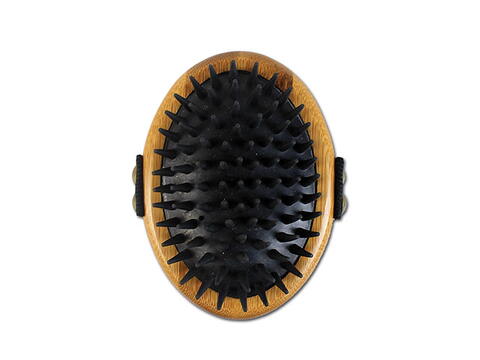 BAMBOO GROOM OVAL KARTE MED DUBBER på hunique.dk