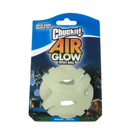 Chuckit Air Glow Fetch ball 1pk medium på hunique.dk