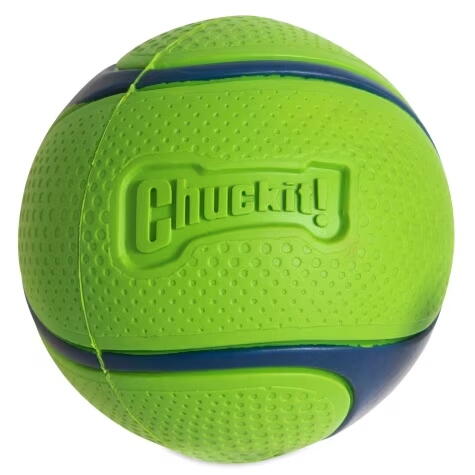 Chuckit Sniff fetch ball grøn m. peanut butter 1pk M. på hunique.dk