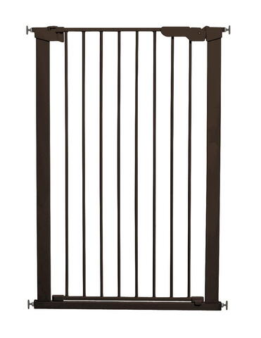 DOGSPACE BONNIE EXTRA TALL PRESSURE FITTED PET GATE, BLACK på hunique.dk