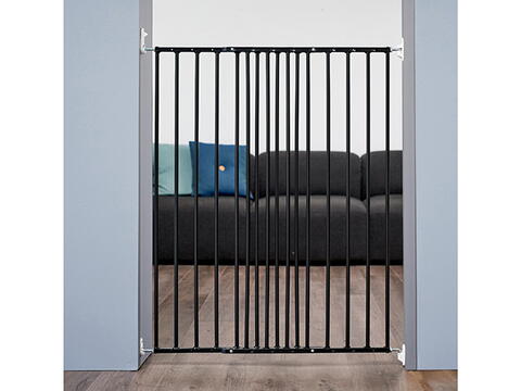 DOGSPACE CHARLIE EXTRA TALL EXTENDING PET GATE, BLACK på hunique.dk