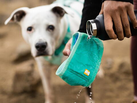 RUFFWEAR SWAMP COOLER NECK GAITER, AURORA TEAL/HELIOTROPE PURPLE på hunique.dk