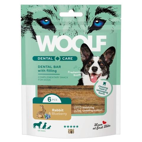 WOOLF Dental Care Rabbit And Blueberry Bar på hunique.dk