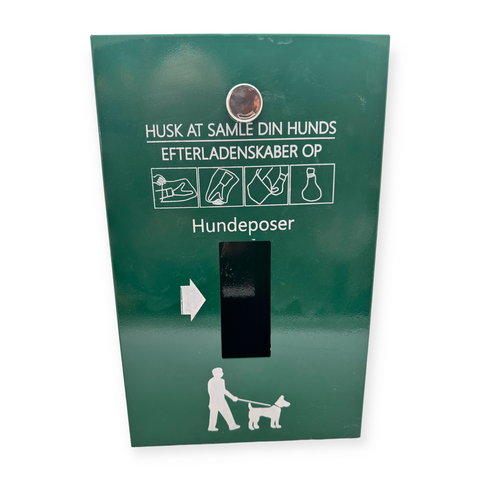 Whesco hundepose dispenser metal på hunique.dk