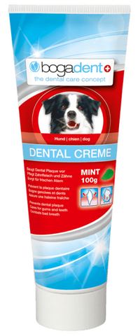 bogadent Dental Creme mint hund på hunique.dk