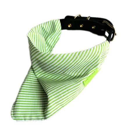 Green Stripes Bandana på hunique.dk