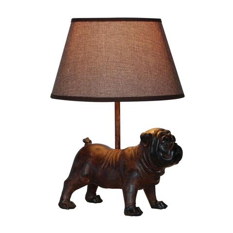 Lampe Bulldog Brun på hunique.dk