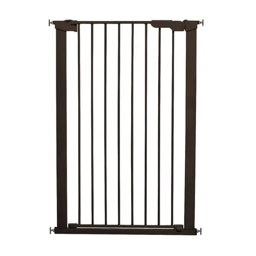 DOGSPACE BONNIE EXTRA TALL PRESSURE FITTED PET GATE, BLACK på hunique.dk