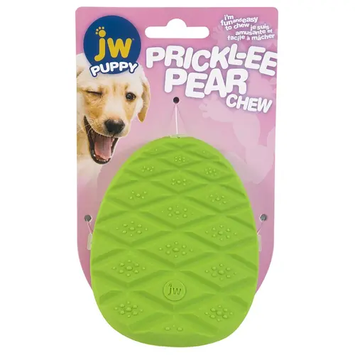 JW Puppy Prickl-ee pear chew på hunique.dk