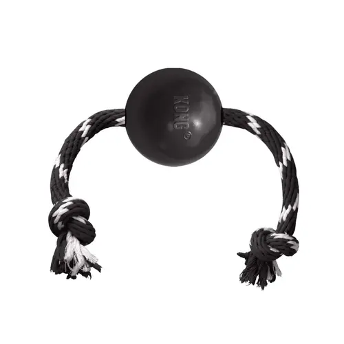 Kong Extreme Ball w/rope på hunique.dk