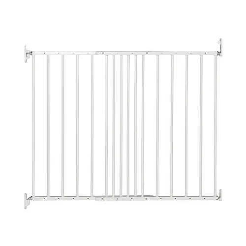 DOGSPACE LUCKY EXTENTING PET GATE, WHITE på hunique.dk