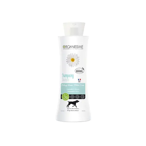 ORGANISSIME ECOCERT BIO DOG WHITE COAT SHAMPOO på hunique.dk