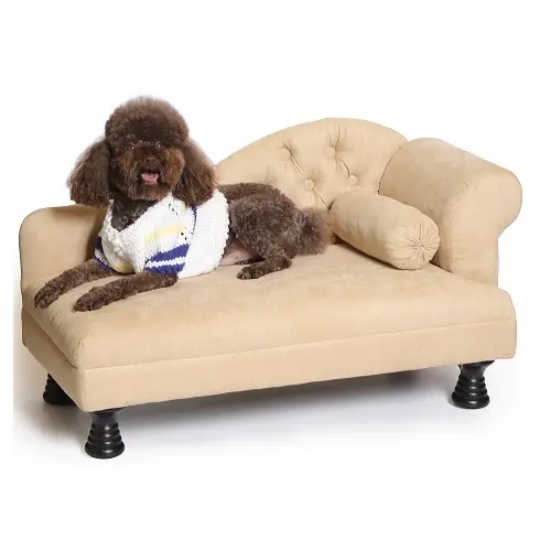 Whesco Deluxe hundeseng med 1 armlæn  på hunique.dk
