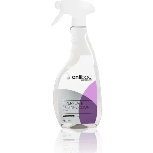 Antibac Overfladedesinfektion 75%  på hunique.dk