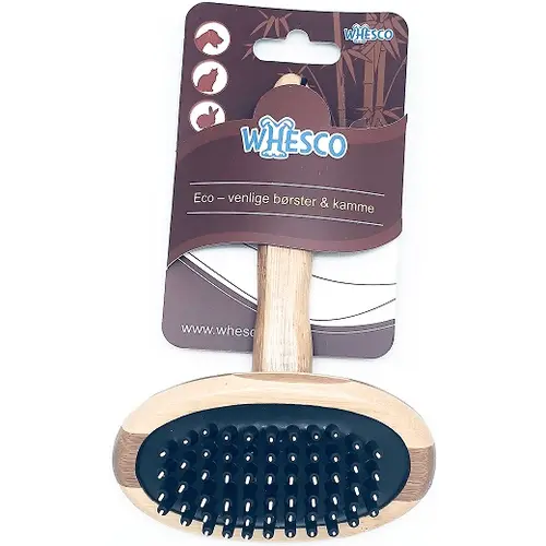 Whesco Eco-bambus Massage børste - Medium på hunique.dk